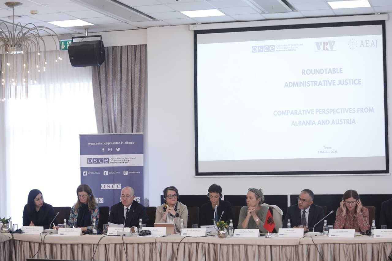 Tryezë e rrumbullakët mbi drejtësinë administrative,  Shqipëri - Austri
